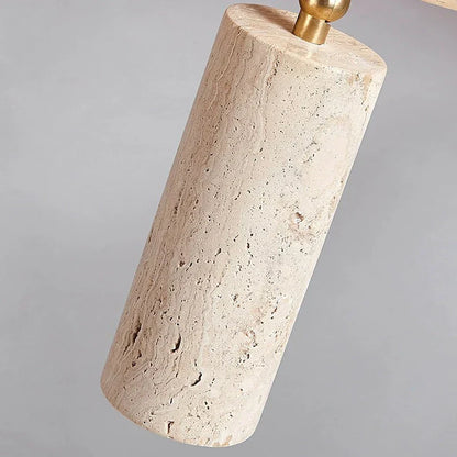 Travertine LED Ceiling Lamp with 3 Heads – Stylish and Modern