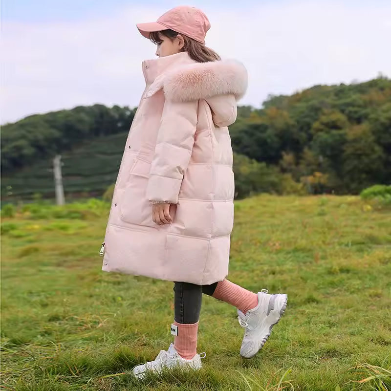 Cappotto invernale Lila per bambini - Caldo ed elegante per le giornate fredde