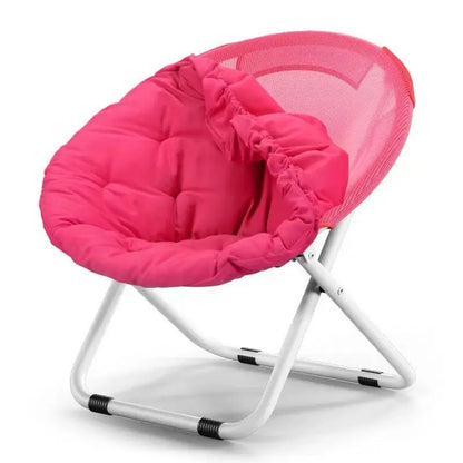 Silla lunar grande y plegable – Cómoda para interiores y exteriores