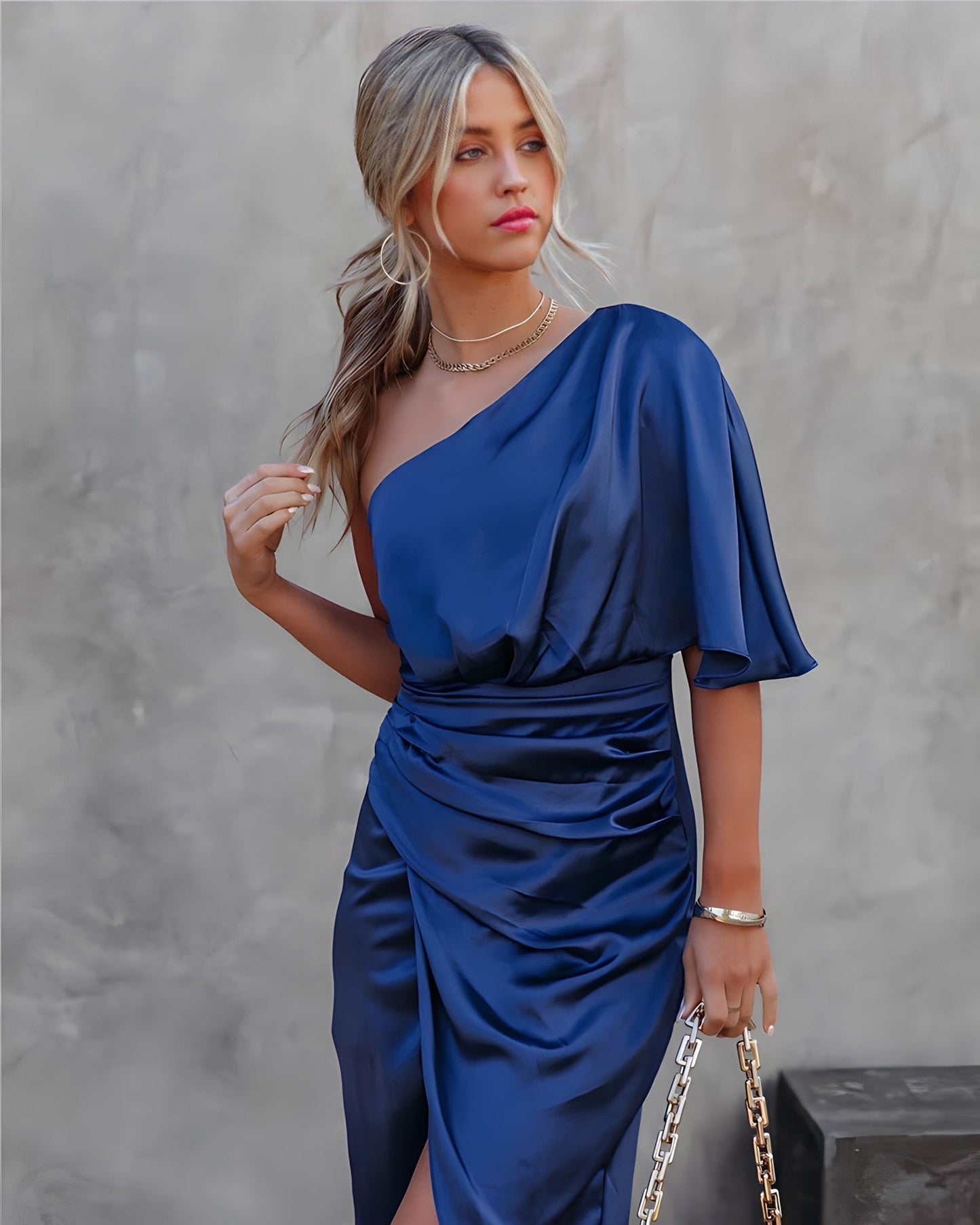 Beautiful Women's Satin Evening Dress – Jessa
