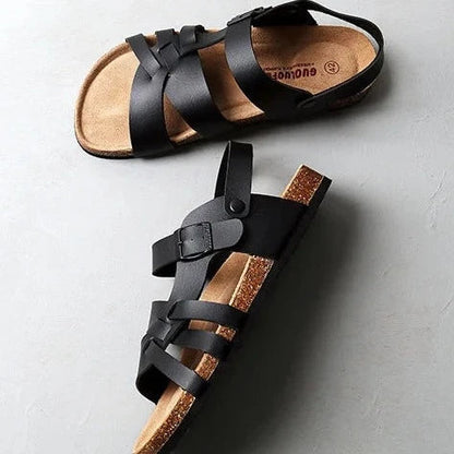 Leather sandals for women - Victor