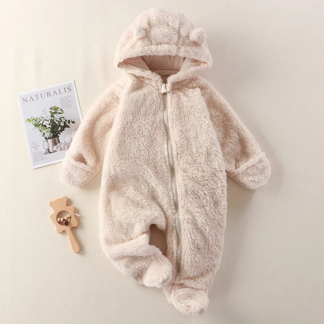CozyCuddle - Απαλό ολόσωμο φορμάκι για μωρά - Με κουκούλα - Άνετο και ζεστό