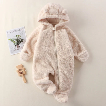 CozyCuddle - Απαλό ολόσωμο φορμάκι για μωρά - Με κουκούλα - Άνετο και ζεστό