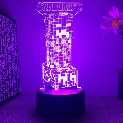 Lampada a LED con personaggi di gioco assortiti - Illuminazione giocosa per gamer