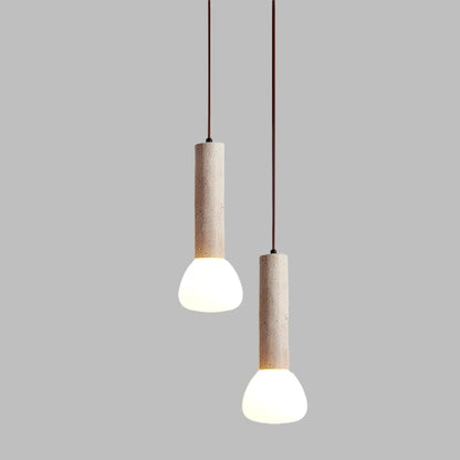 Elegantni luster od kremastog travertina