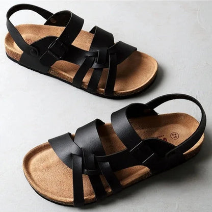 Leather sandals for women - Victor