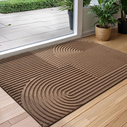 Water-Absorbent Door Mat with Non-Slip and Quick-Drying Design for a Clean Entrance