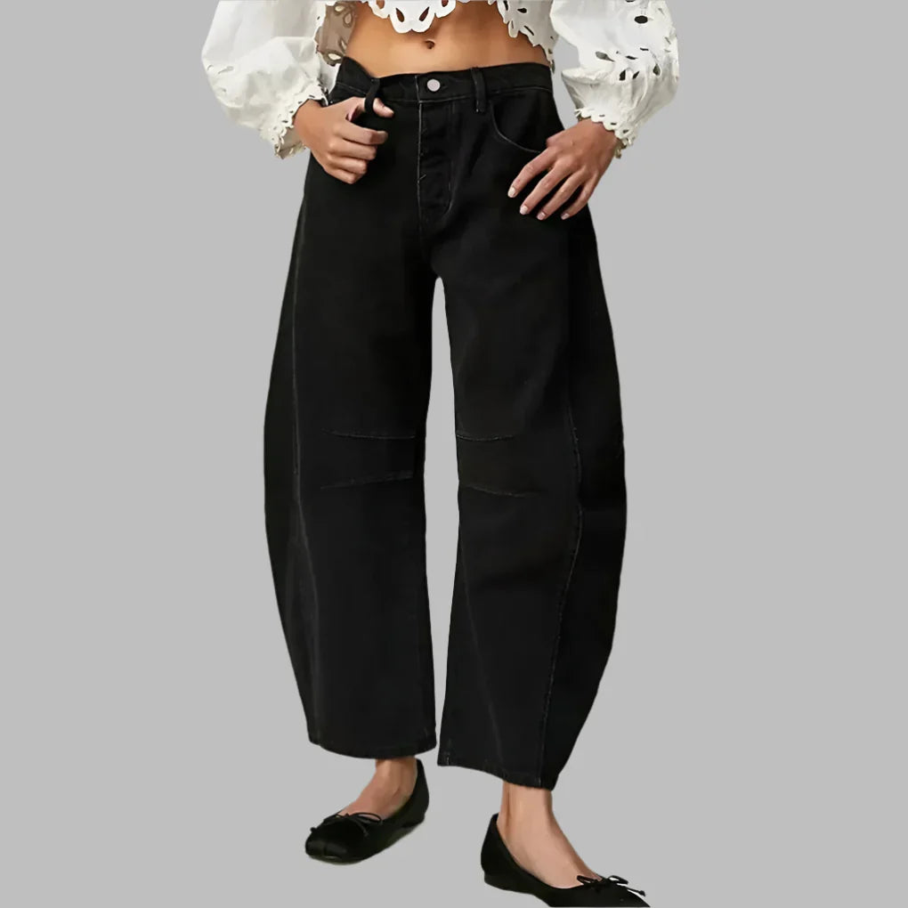 Jeans a gamba larga per donna