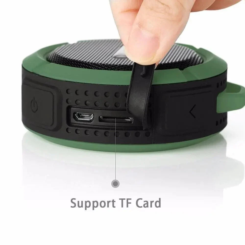 Portable Bluetooth Speaker with Suction Cup for Shower, Travel and Outdoor