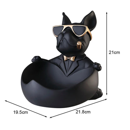 Statuetta chic a forma di cane - Decorazione giocosa ed elegante