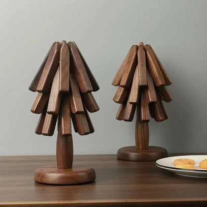 Walnut Wooden Placemat Set