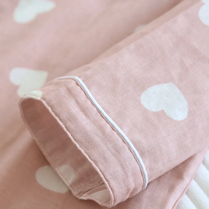 Ladies' Pyjama Set Long Sleeves Trousers Hearts