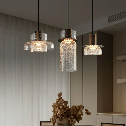 Retro LED Pendant Light Broken Glass - Luxurious & Stylish