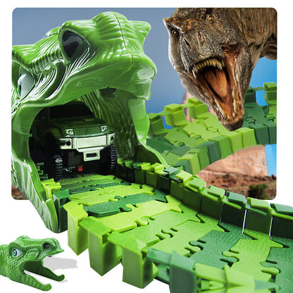 DinoTrack - Súprava dinosaurov - dráha s 360-stupňovou zákrutou