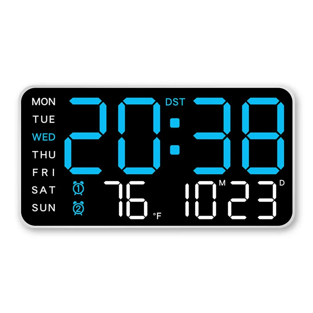 Productivity LED Alarm Clock - Calendar & Voice Activated - Smart Organisation