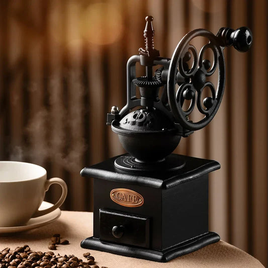 Vintage Metal Coffee Grinder - Manual - Ceramic Core - Unique Taste