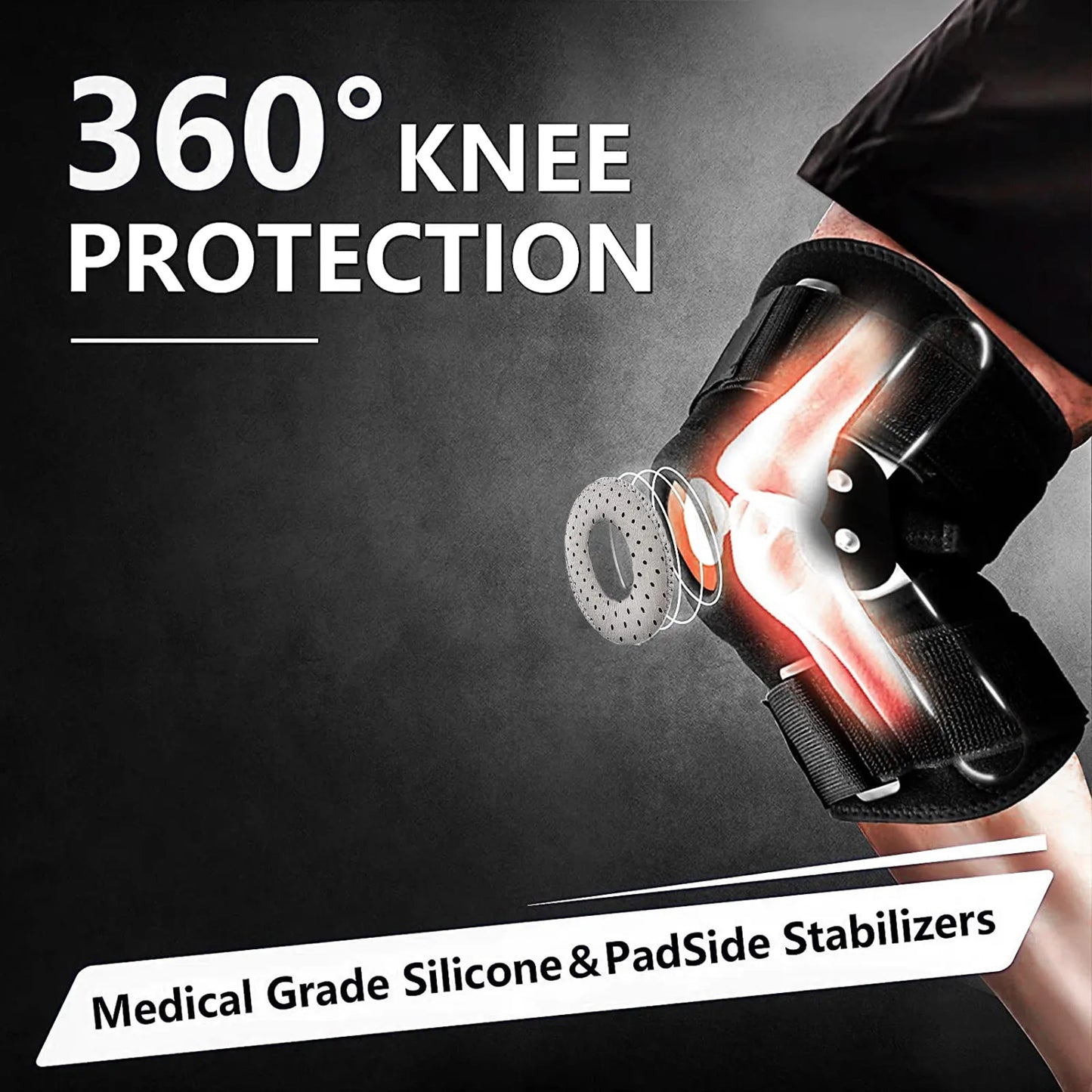 Knee Brace - Adjustable and Hinged - Optimal Support
