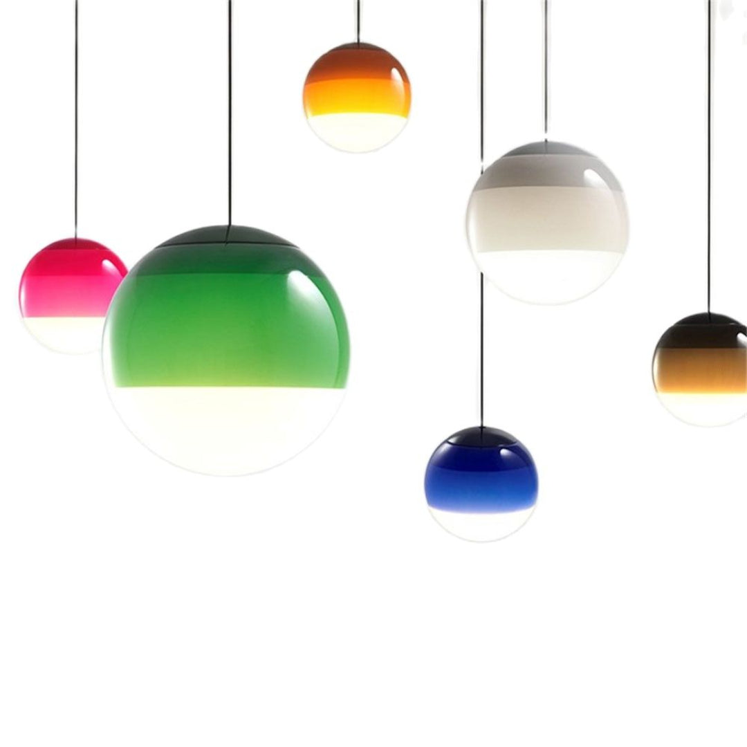 Lámpara colgante moderna con color degradado: eficiente y elegante
