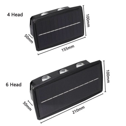Solar LED Outdoor Wall Light - Waterproof