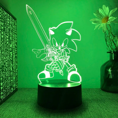 Lampada LED Sonic - Illuminazione giocosa per gamer