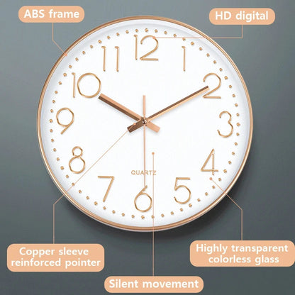 Nordic Minimalist Wall Clock - Timeless Design - Stylish Functionality