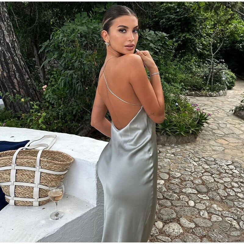 Sleeveless Elegant Maxi Dress - Sakia