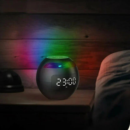 Sveglia digitale smart con altoparlante Bluetooth – Luce notturna a LED e funzione musicale