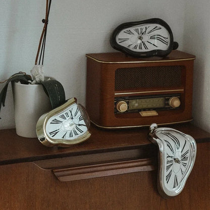 Melting Clock - Surrealist Style - Unique Decorative Artwork