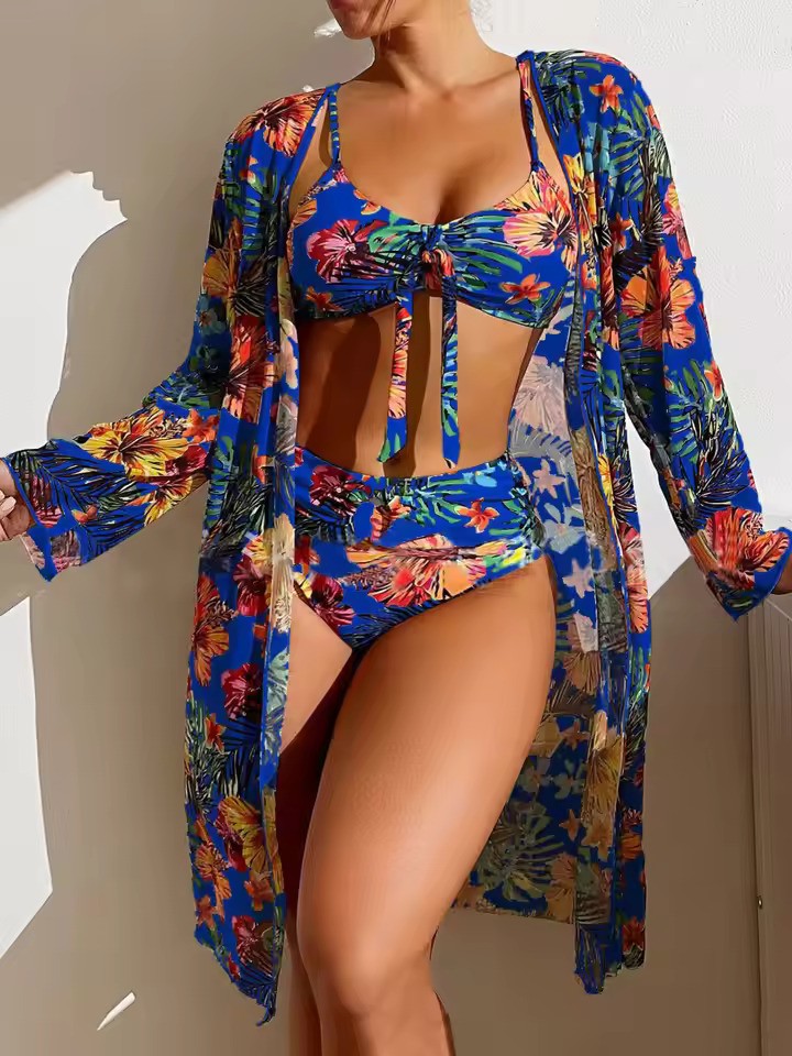 Bikini Set with Adjustable Straps and Comfortable Fit