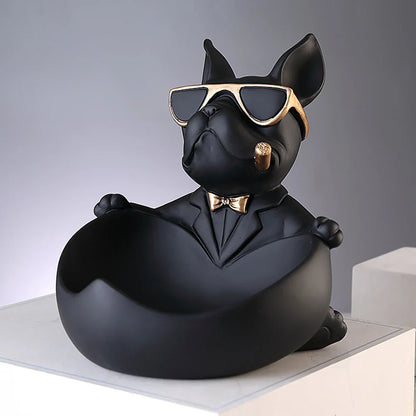 Statuetta chic a forma di cane - Decorazione giocosa ed elegante