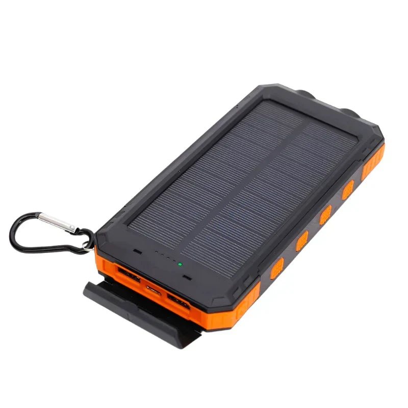 Tragbare Solar-Energie-Powerbank mit Schnellladefunktion