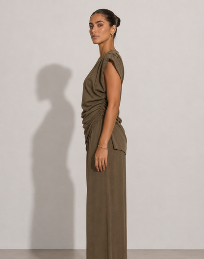 Mette - Chic sleeveless two-piece set