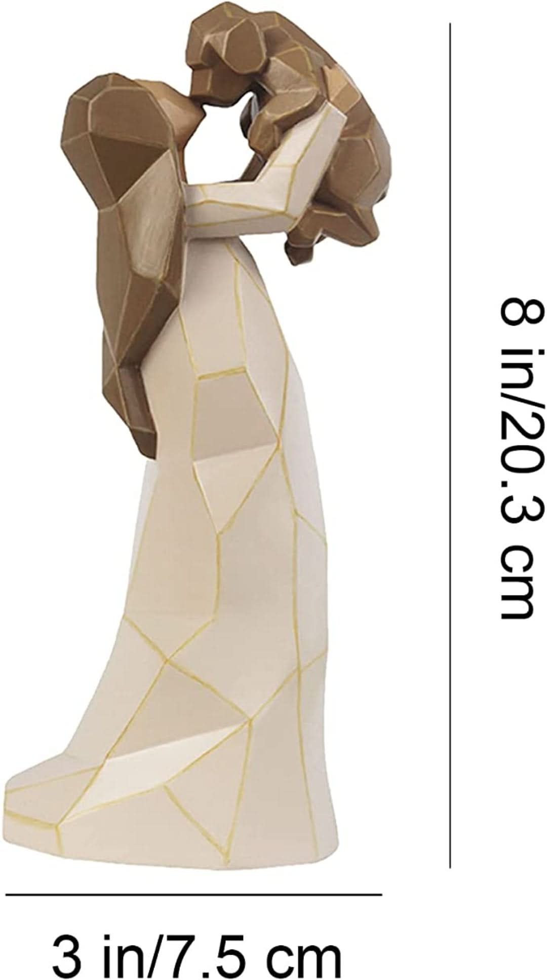 Figurine en résine de chien ange