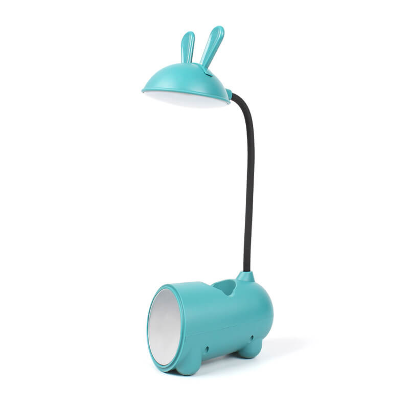 LED desk lamp with rabbit design and pen holder – Touch and dimmable