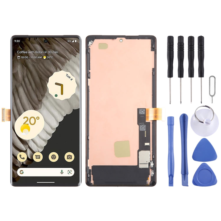 Pixel 7 Pro OLED Screen Set – Complete with Frame and Tools