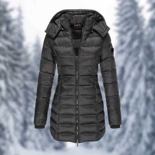 Waterproof Mid-Length Winter Coat for Women | Garin