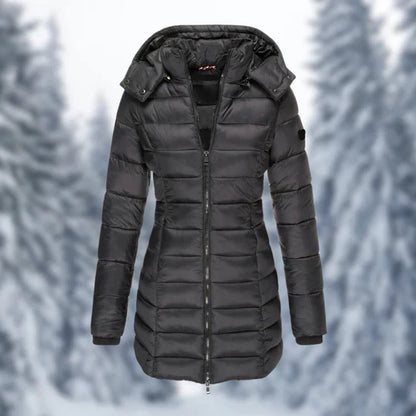 Waterproof Mid-Length Winter Coat for Women | Garin