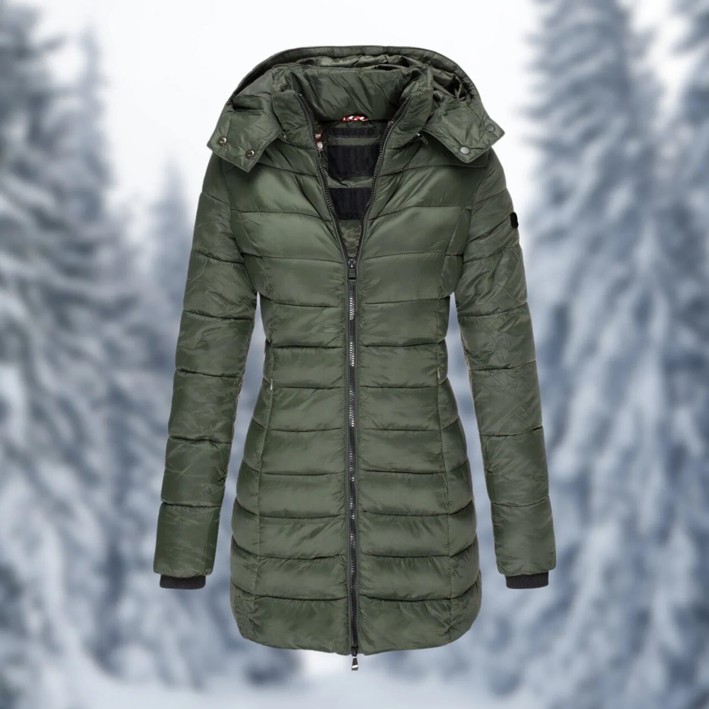 Waterproof Mid-Length Winter Coat for Women | Garin