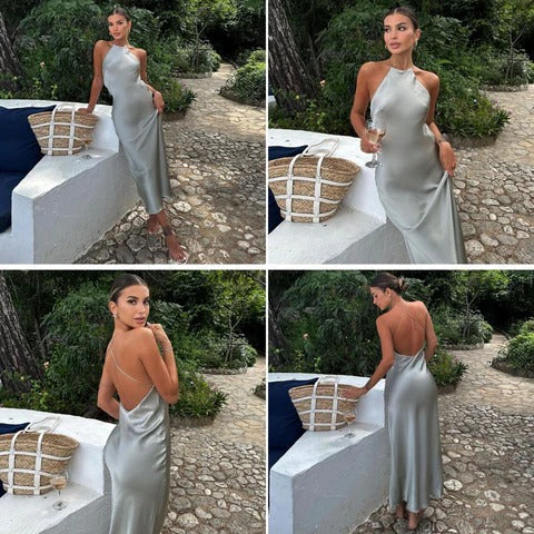 Sleeveless Elegant Maxi Dress - Sakia