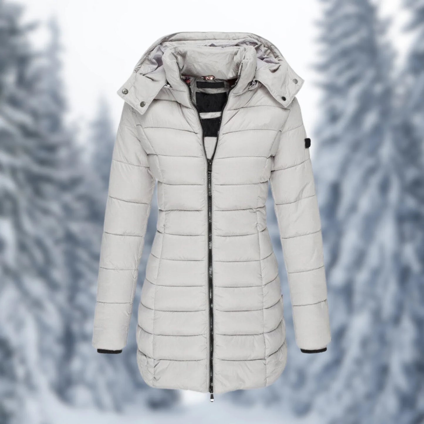 Waterproof Mid-Length Winter Coat for Women | Garin