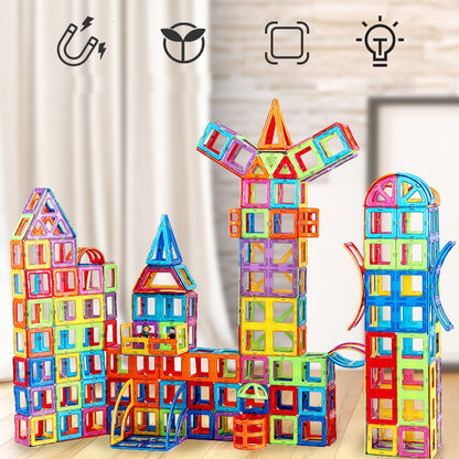 Set de construcción magnético de juguete - Desarrollo educativo - Juego creativo