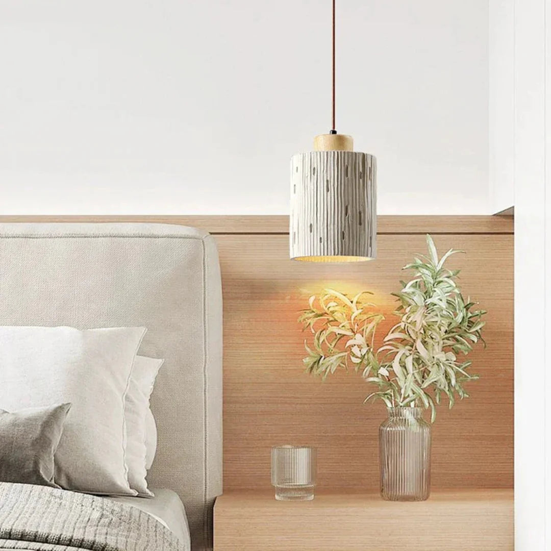 Retro LED Concrete Pendant Light - Modern Industrial Atmosphere