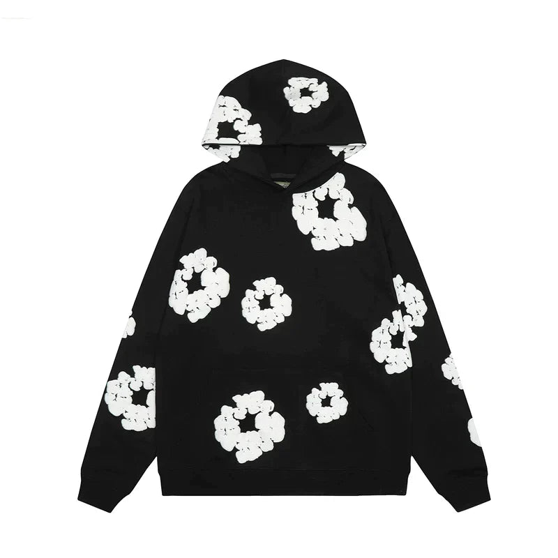 Stylish Casual Floral Hoodie for Women - Celisa