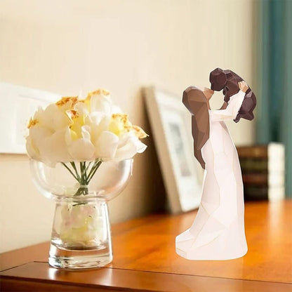 Figurine en résine de chien ange