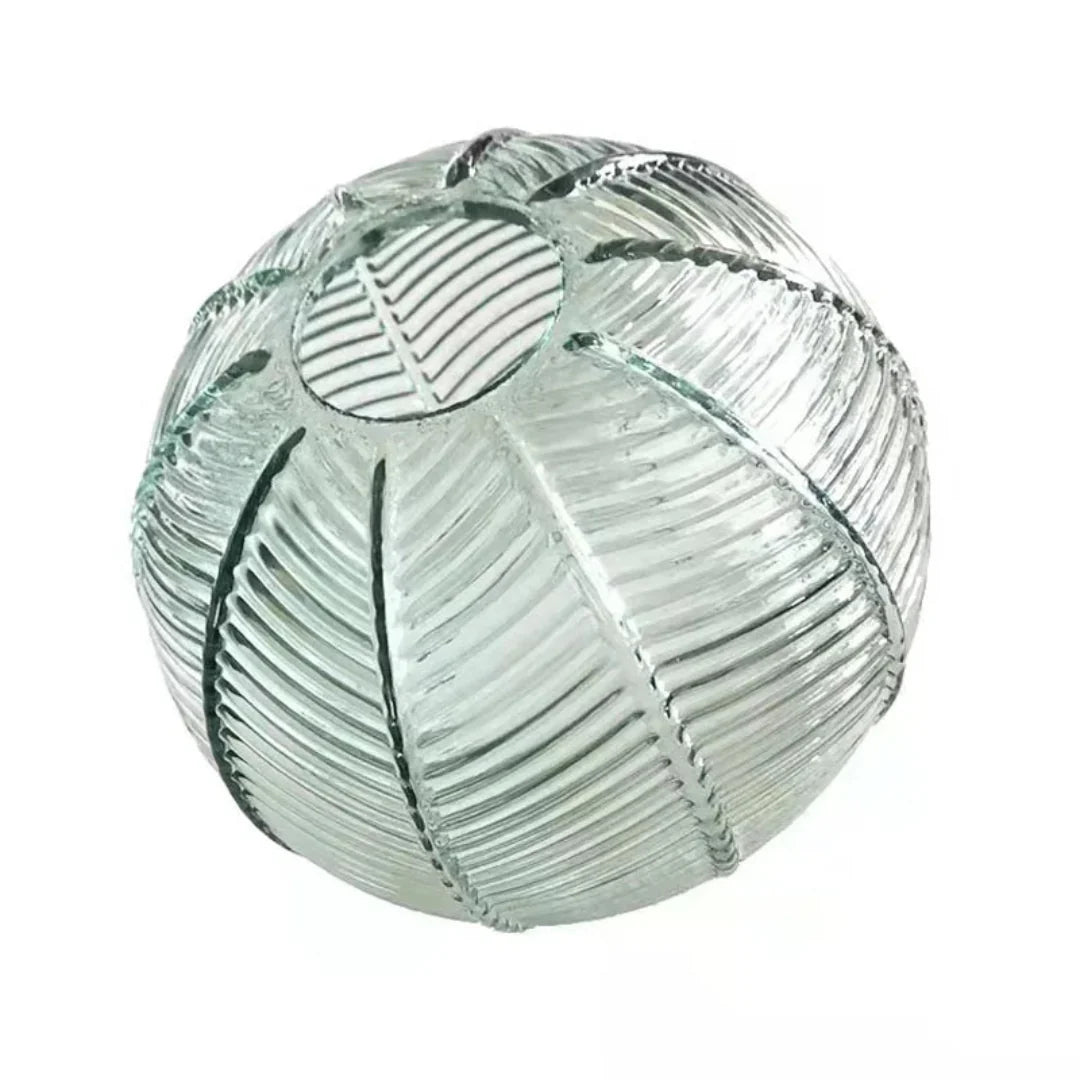 Modern Nordic Pendant Light with Green Leaf Pattern