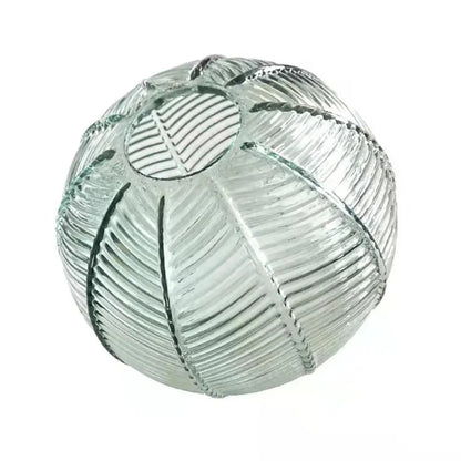 Modern Nordic Pendant Light with Green Leaf Pattern