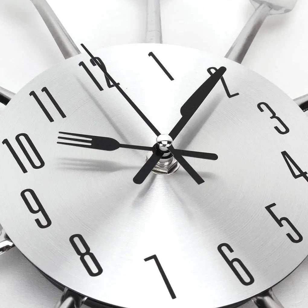 Bestek Design-Wanduhr - Stilvoll - Funktional - Perfekt für die Küche