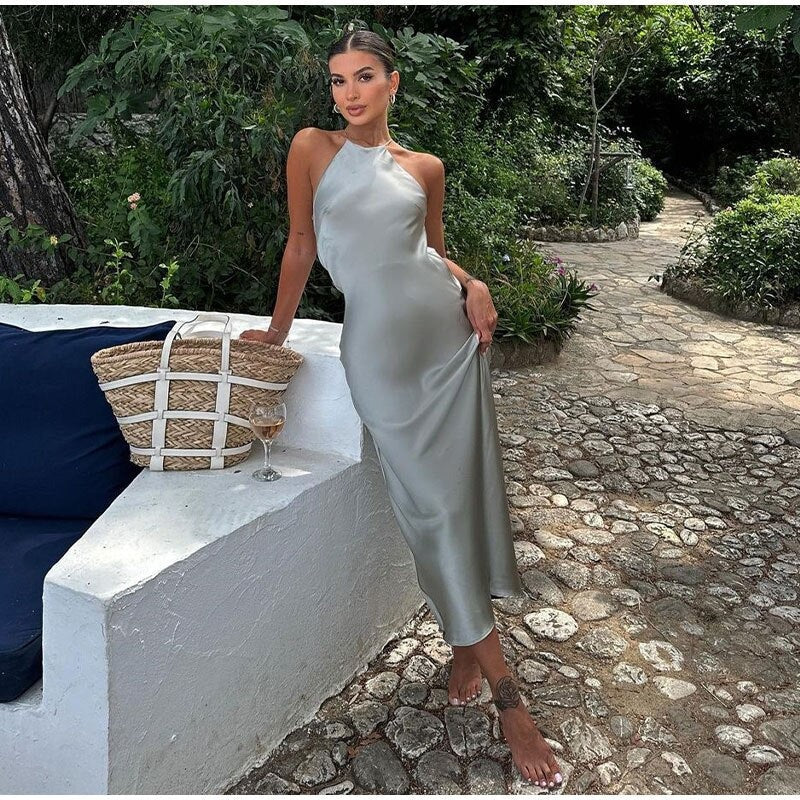 Sleeveless Elegant Maxi Dress - Sakia