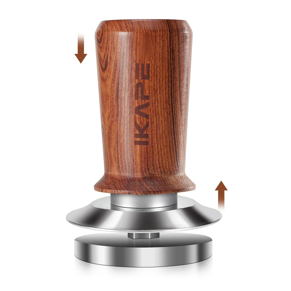 Spring Loaded IKAPE Espresso Tamper - Perfect Pressure - Professional Coffee Experience