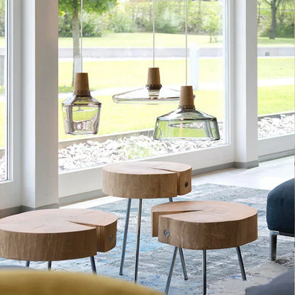 Nordic Glass Chandelier – Modern & Elegant